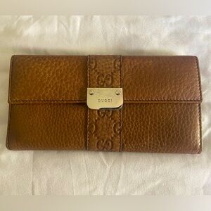 Gucci Brown Leather Wallet